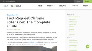 Text Request Chrome Extension: The Complete Guide