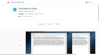 Text Editor for Drive - Google Chrome
