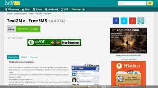 Text2Me - Free SMS 1.6.4.5732 Free Download