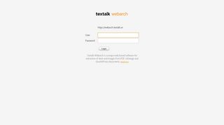 Textalk Webarch Login
