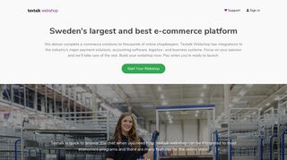 Start e-commerce with Textalk Webshop - Sweden's e-commerce ...