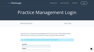 PM Login | ChartLogic Help Center