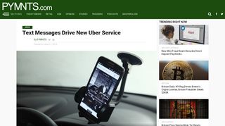Text Messages Drive New Uber Service | PYMNTS.com