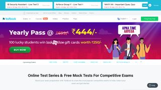 Online Test Series & Coaching for all Govt Exams - Practice Free Mock ...
