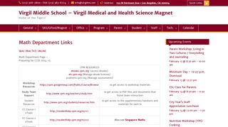 Math Department Links – Virgil Middle School – Virgil Medical and ...