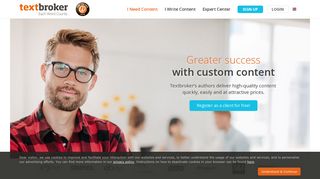 Textbroker: High-Quality Content and article writing service