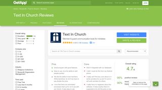 Text In Church Reviews - Ratings, Pros & Cons, Analysis and more ...