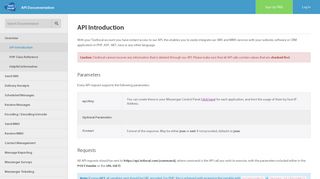 API Introduction - Textlocal