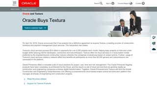 Oracle and Textura