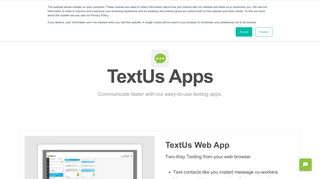 Apps | TextUs