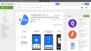 Google Pay (Tez) - a simple and secure payment app - Apps on ...
