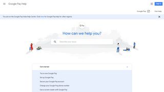 Google Pay Help - Google Support