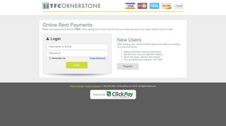 TF Cornerstone | Online Rent Payments - ClickPay