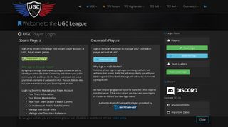 Create New Team - UGC League Gaming