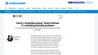Valve's forgotten game: Team Fortress 2's shocking toxicity problem ...