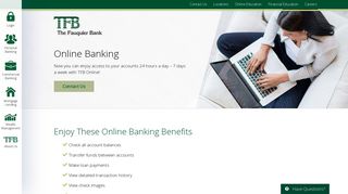 Personal Online Banking - The Fauquier Bank