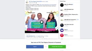 Register now to watch for FREE!... - TFC The Filipino Channel ...