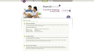 How to pay - Foschini Group Financial Services - TFG