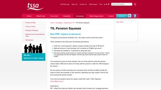 TfL Pension Squeeze - TSSA