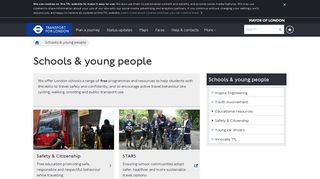 Schools & young people - Transport for London - TfL