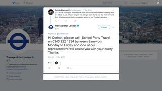 Transport for London on Twitter: 