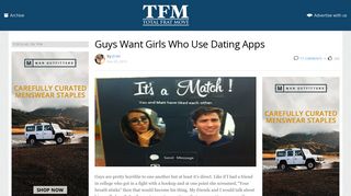 Total Frat Move | Guys Want Girls Who Use Dating Apps
