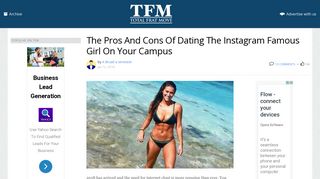 Total Frat Move | The Pros And Cons Of Dating The Instagram Famous ...