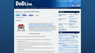 Move.mil – The Official DPS Portal | DoDLive