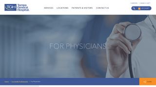 For Physicians | Tampa General Hospital