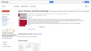Green, Pervasive, and Cloud Computing: 12th International ...
