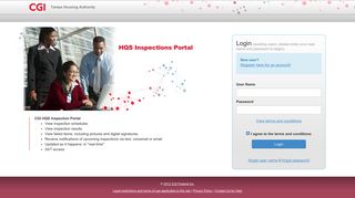HQS Inspections Portal - Login