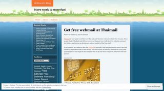 Get free webmail at Thaimail | dOKmAi's Blog