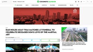 Dad holds Muay Thai matches at funeral to celebrate deceased son's ...