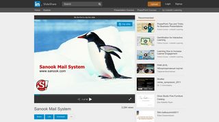 Sanook Mail System - SlideShare