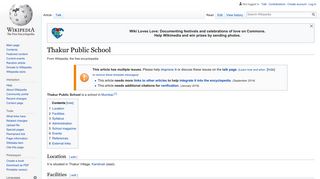 Thakur Public School - Wikipedia