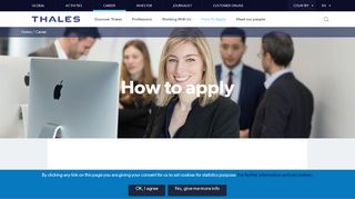 How to apply | Thales Group
