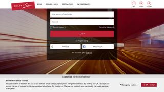 Your Thalys account information