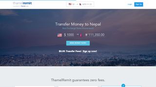 ThamelRemit: Transfer Money to Nepal