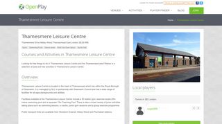 Thamesmere Leisure Centre - Thamesmere Drive Abbey Wood ...