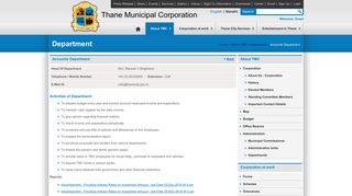 Accounts Department - Thane Municipal Corporation