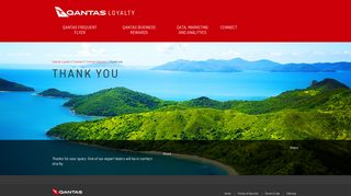 Thank you | Qantas Loyalty