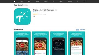Thanx — Loyalty Rewards on the App Store - iTunes - Apple