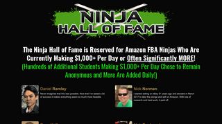 Amazon FBA Ninja Hall of Fame! - ClickFunnels