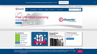 Buy SSL from a Leading Certificate Authority | Thawte®