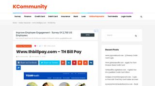 www.thbillpay.com - TH Bill Pay - - KCommunity