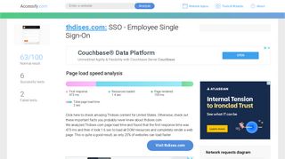 Access thdises.com. SSO - Employee Single Sign-On