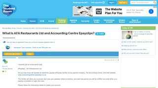 What is AFA Restaurants Ltd and Accounting Centre Epayslips? - The ...