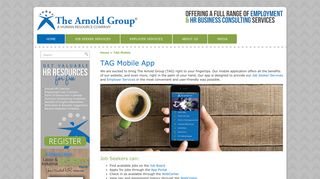 TAGMobile - The Arnold Group's free mobile application