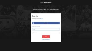 The Athletic - Log In