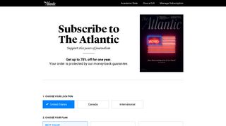 Subscribe - The Atlantic